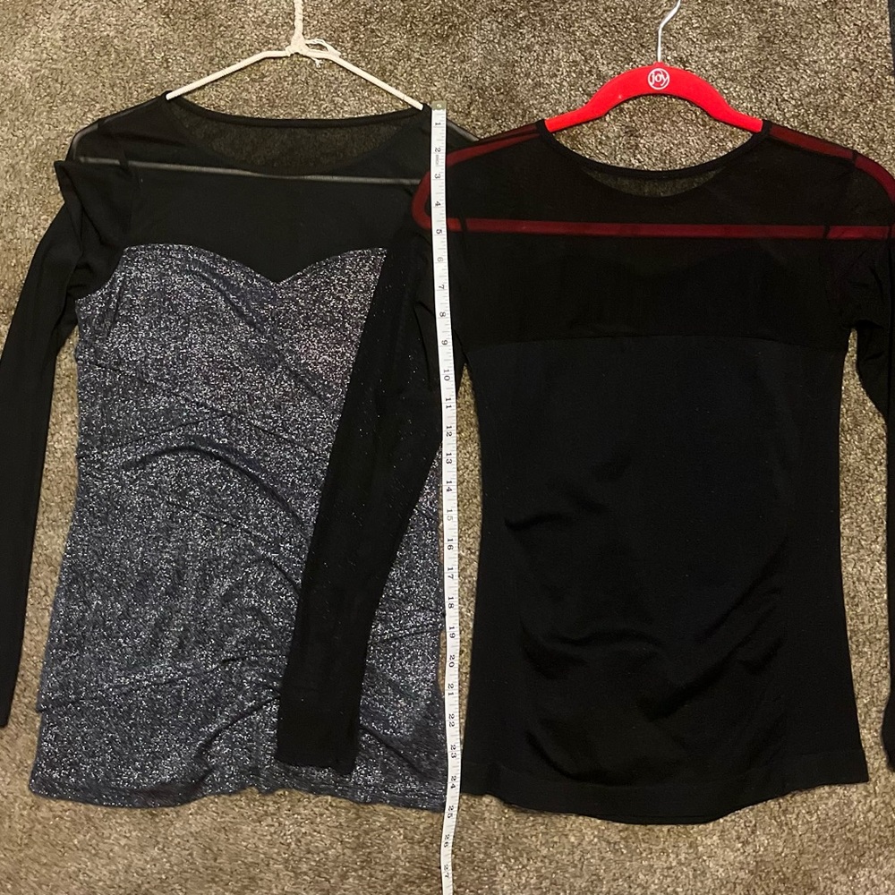 Two sweetheart long sleeve tops/two for the price of one